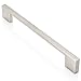 Southern Hills Brushed Nickel Cabinet Pulls - 160mm - Satin Nickel Drawer Handles, Modern Kitchen Cabinet Handles, Silver Kitchen Handles for Cabinets and Drawer Pulls, Cupboard Door Hardware
