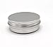 Always Native Empty Flat Metal Cosmetic Tin 2oz W/screwtop (16 Ct) New Salve, Lip Balm, Lotion bar