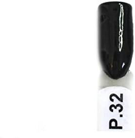 EZ DIP Gel Color Dip Powder P.32 Solid Black Powder 2oz. Jar