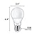 Philips LED A19 SceneSwitch Daylight 3-Setting Light Bulb: Bright/Medium/Low (60-Watt Equivalent) E26 Base, 3-Pack