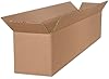 The Packaging Wholesalers 24 x 6 x 6 Inches Shipping Boxes, 25-Count (BS240606)