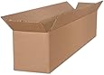 The Packaging Wholesalers 20 x 6 x 6 Inches Shipping Boxes, 25-Count (BS200606)