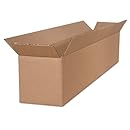 The Packaging Wholesalers 20 x 6 x 6 Inches Shipping Boxes, 25-Count (BS200606)