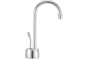 Westbrass D271-20 Velosah Single Handle Hot Water Dispenser Faucet Only, Stainless Steel