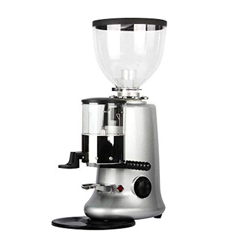 DC Wesley Italienische Elektrische Kaffeemühle Gewerbemühle Mahlwerk 10 Feilen, 1.2 (L), Silber