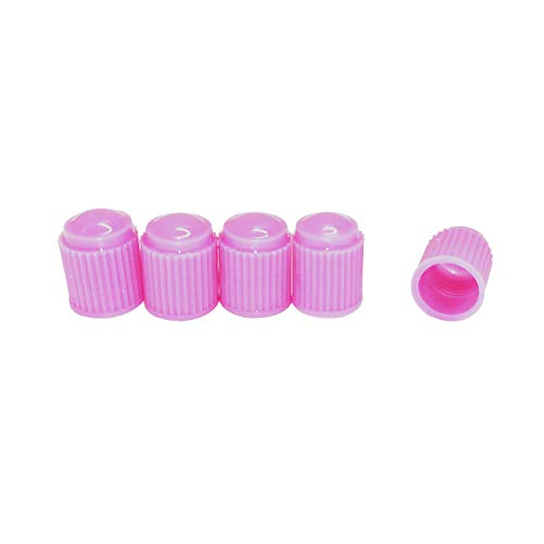 GODESON Plastic Pink Valve Stem Cap for Car, Motorbike, Trucks and Bicycles(Pack of 5pcs) - Thumbnail 6