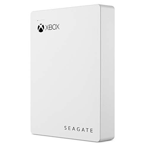 Seagate Game Drive for Xbox 4TB, Portable External Hard Drive, USB 3.0, White, designed for Xbox One, Xbox Game Pass…