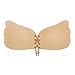 MEINAIER Strapless Backless Self Adhesive Bra For Women,Invisible Push UP Bra,Beige,DD