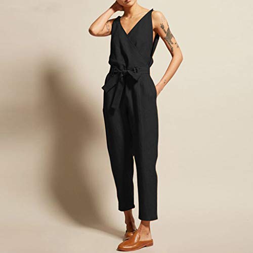 Corriee Womens Stylish Plaid Bib Pants Dungarees Overalls Baggy Jumpsuit Rompers