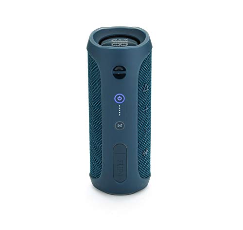 altavoz bluetooth portátil impermeable jbl flip 4 - azul océano