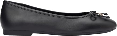 Donna Ballerine Smooth Ballet in Pelle, Nero (Black), 37