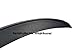 ZL1 Style ABS Plastic Rear Trunk Lid Wing Spoiler Lip W/ Aluminum Center Wicker Bill For 14-15 Chevrolet Camaro 2014 2015 14 15 Wickerbill Splitter RS SS