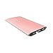 DULLA M50000 Portable Power Bank 12000mAh External Battery Charger, Ultra Slim Design with 2 USB Ports for iPhone, iPad, Galaxy and More (rose gold)