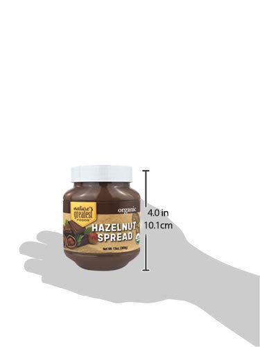 Nature's Greatest Foods, Organic Hazelnut Spread, 13-Ounce