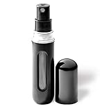 Travella Refillable Perfume Spray Atomizer - 4 ML (.13 FL Ounces) - Travel-Size Women's Personal Fragrance Atomizer - TSA Approved - Fits In Your Purse, Pocket or Luggage - Refills in Seconds - Perfect Addition To Your Refillable Cosmetic Containers