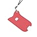 Anti-Loss Leather Necklace Lanyard for S-mok Nor-d Holder Premium Easy Access Keyring Cover Case - Device Not Included (Red)