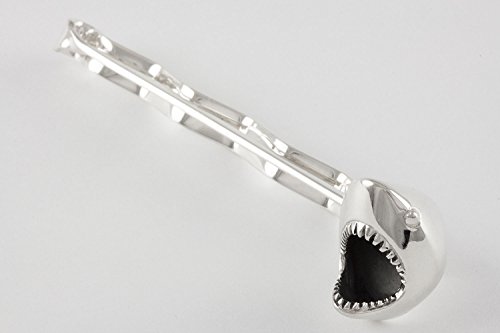 ZAUNICK Shark Tie Clip Sterling Silver