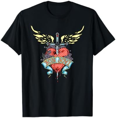 Amazon.com: Official Bon Jovi Livin' On A Prayer T-Shirt