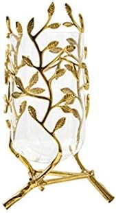 花瓶 創造花瓶 ガラス 金属製の花瓶 ミニマリストスタイルホームオフィス装飾花瓶 オフィス