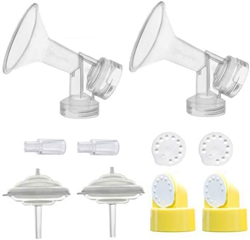 Maymom Breast Shield Set and Accessories for Medela Freestyle Breast Pump (15 mm)
