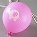 Pink Elephant Latex Balloons, 12 Inch (16pcs) Grey Girl Baby Shower or Birthday Party Decorations Supplies