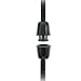 Mifflin-USA Safety Lanyards and Vertical ID Badge Holder (Black, 2.25x3.5 Inch, 5 PK), Detachable Lanyard + Clear Plastic Name Card Holder