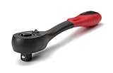 TEKTON 1/2-Inch Drive by 10-Inch Quick-Release Composite Offset Ratchet, 72-Tooth Oval Head | 1458