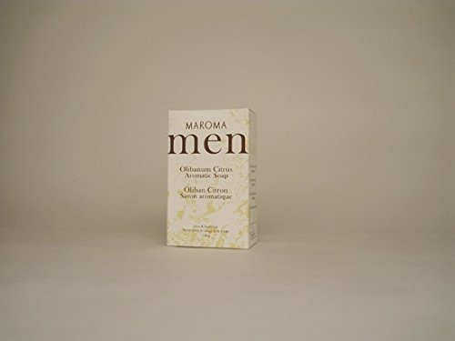 Men Olibanum Citrus Soap Maroma 100 g Bar SoapCompact by Design (Amazon-developed Certification)
