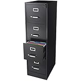 Amazon Com 4 Drawer Vertical File Cabinet And Commercial Cabinet Dolly Office Products