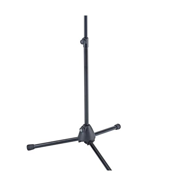 K&M 19793 Tablet-PC-Stativ Schwarz – massiv, Schwenk- und drehbar bis 90° – Dreifuß – Stabil und flexibel ausziehbar – Bild 3