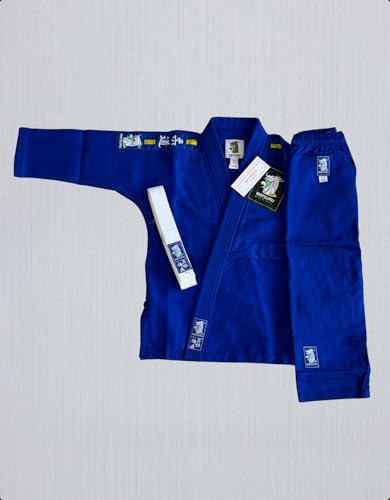 Kimono Judô Matsuru Trançado 350g Unissex Faixa Branca