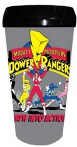 Mighty Morphin Power Rangers 16 oz. Plastic Travel Mug