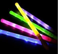 19" Flashing Light-Up Saber Wand with Different Light-Up Settings (Assorted Colors)