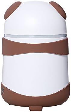 Reabeam Air Aroma Humidifiers, Panda Aroma Essential Oil Diffuser Double Spray,Ultrasonic Aromatherapy Purifier Humidifier Air Mist,150ML,7 Color Changing LED Lights,for Dry Environment Office Home