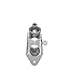 Evergreen Flag Bracket Two-Position 45 and 90 Deg | Aluminum | Silver | Hardware Incl | Outdoor Home and Garden Décor | Residential or Commercial | Wood Metal Plastic Pole - Not Included