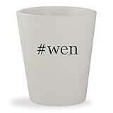 #wen - White Hashtag Ceramic 1.5oz Shot Glass