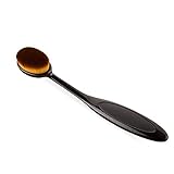 EPRHAN Oval Makeup Brush Black Perfect Make up Brush for Your Concealer, Loose powder Brush Contour Kit and Face Powder Foundation