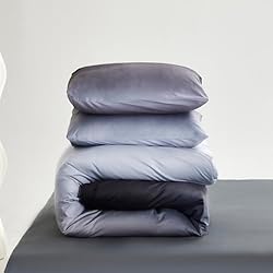 Luxlovery Grey Gradient Velvet Comforter Full