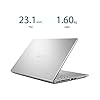 ASUS VivoBook 14 M409DA-EK146T AMD Quad Core Ryzen 5-3500U 14" (35.56cms) FHD Compact and Light Laptop (8GB RAM/256GB NVMe SSD/Windows 10/Integrated Graphics/FP Reader/1.60 kg), Transparent Silver - Image 4
