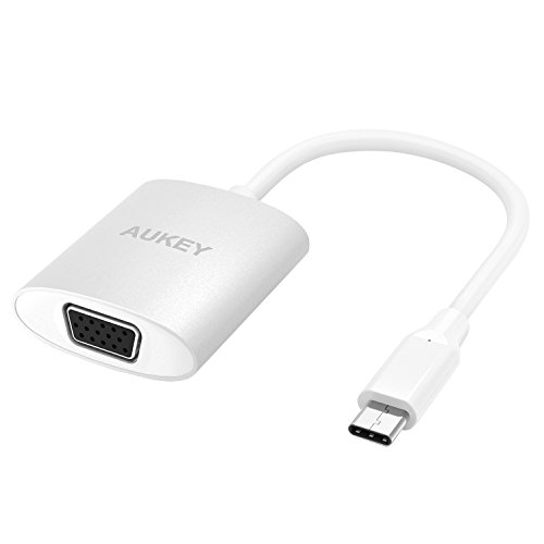 UPC 751570332427, AUKEY USB C to VGA Adapter Aluminum Built for MacBook, Chromebook and More