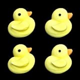 Edible Royal Icing Yellow Baby Ducks ~ Hand Crafted 7/8