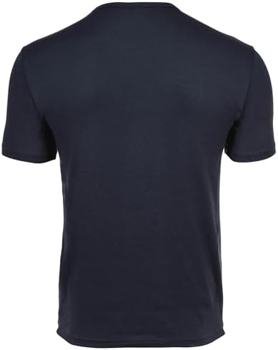 Core Logoband - Camiseta de Cuello Redondo para Hombre, 2 Unidades, Color Azul, Talla M