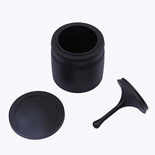 dezirZJjx Coffee Dosage Ring, Portable Espresso Coffee Maker Bean Grinder Dosage Cylinder Ring Tamper Tool, Easy to Use - Thumbnail 5