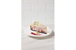 The Cheesecake Factory 10" White Chocolate Raspberry Cheesecake 14 Slices- 80 ounce (Pack of 2)