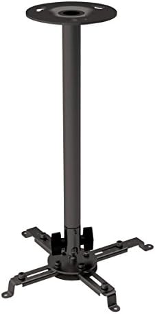 Black adjustable ceiling mount bracket for ViewSonic PJD 6544W projector