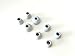 8pcs Grey Replacement Silicone Eartips Earbuds Eargels for Beats by dr dre Powerbeats 2 Wireless Stereo Earphonesthumb 1