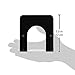 Universal Economy Bookends, Standard, 4 3/4 x 5 1/4 x 5, Heavy Gauge Steel, Black, 6 Pair