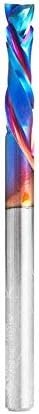 Amana Tool 46181-K CNC SC Spektra Extreme Tool Life Coated Compression Spiral 3/16 D x 1 CH x 3/16 SHK x 2-1/2 Inch Long 2 Flute Router Bit