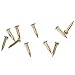 RZDEAL 200 PCS Miniature Nails Round Head Brass Nails for Small Hinges Doll Houses Delicate Boxes Mini Craft Projects(DIY, 0.05'' x 0.3'')
