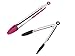 2 Piece Silicon Kitchen and BBQ Grill Tong Set